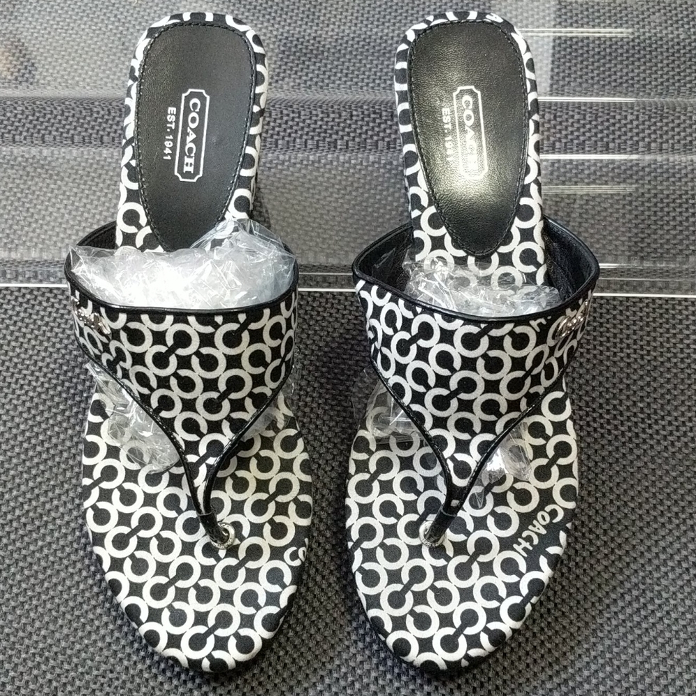 NFSD2SC Coach Felecia Platform Sandals Size 9B - Picture 4 of 8